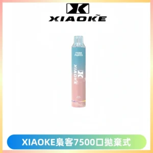 XIAOKE梟客7500Puffs跑馬燈拋棄式電子煙 可發光一次性